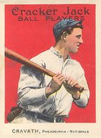 1914 Cracker Jack #82 Gavvy Cravath Baseball Card
