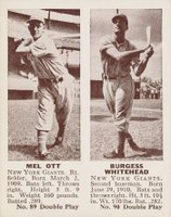 1941 Double Play #89/90 Ott/Whitehead Baseball Card
