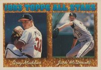1994 Topps #392 Greg Maddux/Jack McDowell Baseball Card