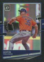 2020 Panini Donruss Optic #157 Justin Verlander Black Baseball Card