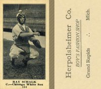 1916 Herpolsheimer Co. #154 Ray Schalk Baseball Card