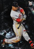 2014 Bowman Sterling #17 Mookie Betts Black Atomic Refractor Baseball Card