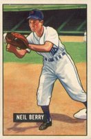 1951 Bowman #213 Neil Berry Baseball Card