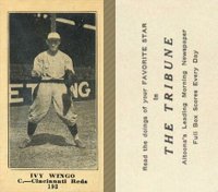 1916 Altoona Tribune #193 Ivy Wingo Baseball Card