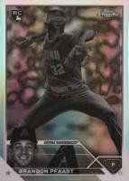 2023 Topps Chrome Update #USC156 Brandon Pfaadt Negative Refractor Baseball Card
