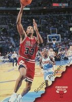 1996 Hoops #24 Scottie Pippen Basketball Card