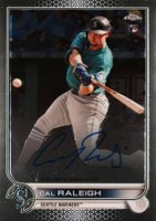 2022 Topps Chrome Rookie Autographs #RACR Cal Raleigh Baseball Card