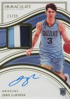 2022 Panini Immaculate Collection #109 Jake Laravia Patch Autograph Basketball Card