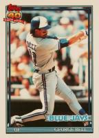 1991 Topps Tiffany #440 George Bell Baseball Card