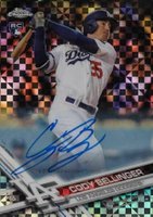 2017 Topps Chrome Update #HMT10 Cody Bellinger Autograph-X-Fractor Baseball Card