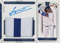 2019 Panini National Treasures #29 Vladimir Guerrero Jr. Material Signature Baseball Card