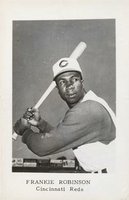 1957 Cincinnati Reds Postcards # Frank Robinson Baseball Card