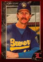 1992 Legends Magazine Inserts #49 Robin Yount Hand Cut Baseball Card