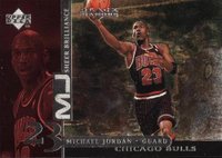 1998 Upper Deck Black Diamond Sheer Brilliance #SB21 Michael Jordan Sheer Brilliance Basketball Card