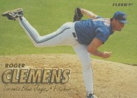1997 Fleer #569 Roger Clemens Baseball Card