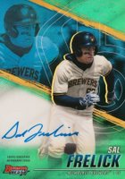 2021 Bowman's Best of 2021 Autographs #B21SF Sal Frelick Green Refractor Baseball Card