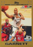 2007 Topps #20 Kevin Garnett Gold Basketball Card