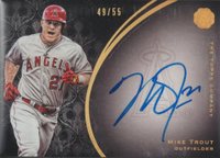 2016 Topps the Mint Franchise Autograph #FA-MTR Mike Trout Baseball Card