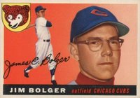 1955 Topps #179 Jim Bolger Baseball Card