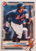 2021 Bowman Draft #BD112 Francisco Alvarez Baseball Card