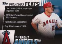 2019 Topps Franchise Feats #FF-3 Mike Trout Baseball Card
