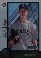 1998 Bowman Chrome #129 Ryan Anderson Baseball Card