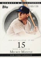2007 Topps Moments & Milestones  #168 Mickey Mantle Baseball Card