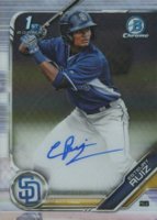 2019 Bowman Prospect Autographs Chrome #ER Esteury Ruiz Baseball Card