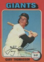 1975 Topps Mini #529 Gary Thomasson Baseball Card