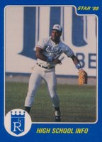 1988 Star Bo Jackson #7 Bo Jackson High School Info Baseball Card
