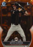 2023 Bowman Draft Sapphire Edition #BDC107 Bryce Eldridge Orange Baseball Card