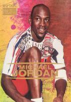 2021 Skybox Metal Universe Champions Skybox Premium #S1 Michael Jordan Gold Basketball Card