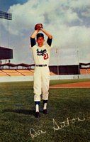 1966 L.A. Dodgers Postcards #69770 Don Sutton Baseball Card