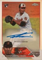 2023 Topps Chrome Update Autograph #ACSF Shintaro Fujinami Refractor Baseball Card