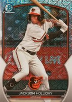 2023 Bowman Draft #BDC118 Jackson Holliday Chrome-Japan Baseball Card