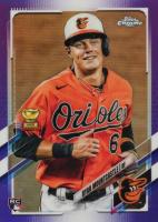 2021 Topps Chrome #63 Ryan Mountcastle Purple Refractor Baseball Card