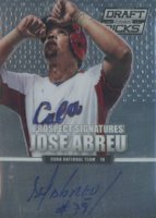 2013 Panini Prizm Perennial Draft Picks Prospect Signatures #48 Jose Abreu Baseball Card
