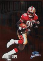 1998 Fleer Brilliants Illuminators #13 Jerry Rice Football Card