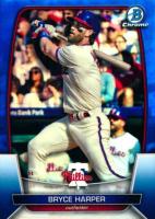 2023 Bowman Chrome #97 Bryce Harper Blue Baseball Card