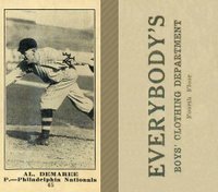 1916 Everybody's #45 Al Demaree Baseball Card