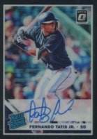 2019 Panini Donruss Optic Rated Rookie Signatures #FT Fernando Tatis Jr. Black Baseball Card