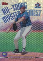 1999 Topps All-Topps Mystery Finest #M31 Roger Clemens Refractor Baseball Card
