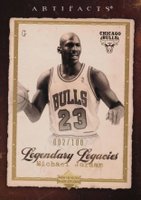 2007 Upper Deck Artifacts #186 Michael Jordan Gold Basketball Card