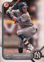 2022 Bowman Draft #BD79 Roderick Arias Baseball Card