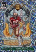 2023 Panini Donruss Optic Downtown #D20 Jerry Rice Football Card