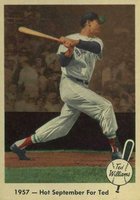 1959 Fleer Ted Williams #59 1957- Hot September For Ted Baseball Card