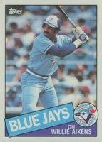 1985 Topps #436 Willie Aikens Baseball Card