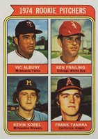 1974 Topps #605 Rookie Pitchers Baseball Card