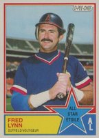1983 O-Pee-Chee #392 Fred Lynn All-Star Baseball Card