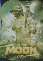 2022 Topps Fire to the Moon #TTM17 Bobby Witt Jr. Die-Cut-Gold Minted Baseball Card